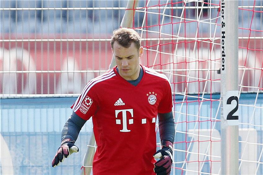 Bei Manuel Neuer gehen die Bayern kein Risiko ein. Foto: Eibner