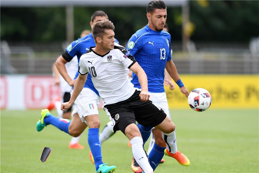 Fußball: 1:1 bei U19-EM zwischen Italien und Österreich