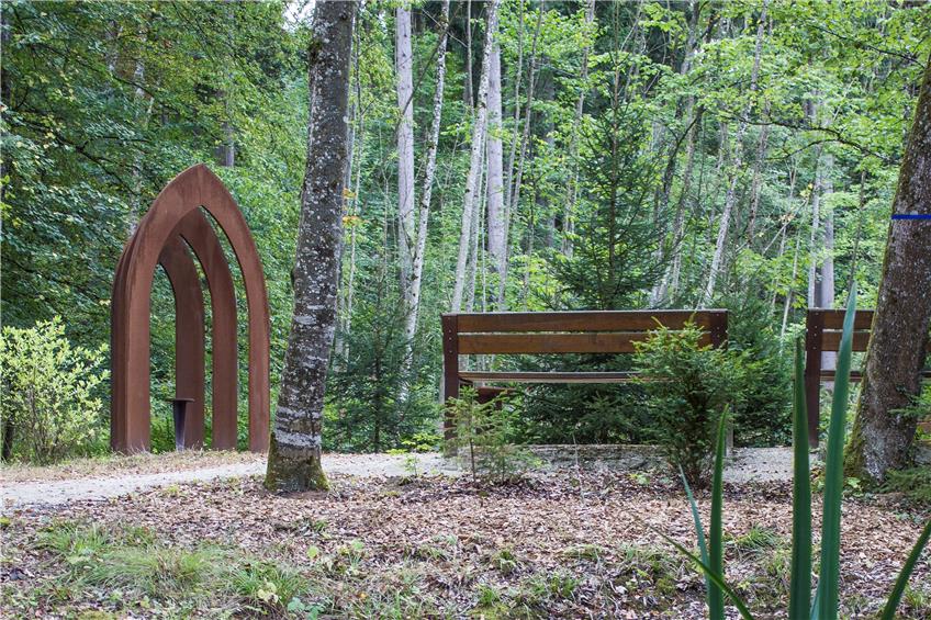 Im Hechinger Friedwald beim Lindich hat noch keine einzige Bestattung stattgefunden