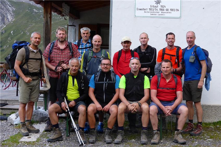 Der Rad- und Wanderverein „Märchensee“ Wendelsheim war drei Tage in den Lechtaler Alpen