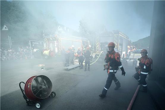 Die jungen Feuerwehrleute bewiesen auch schon vor sechs Jahren ihr Können bei einer Einsatzübung. Archivbild: Ulrich Metz