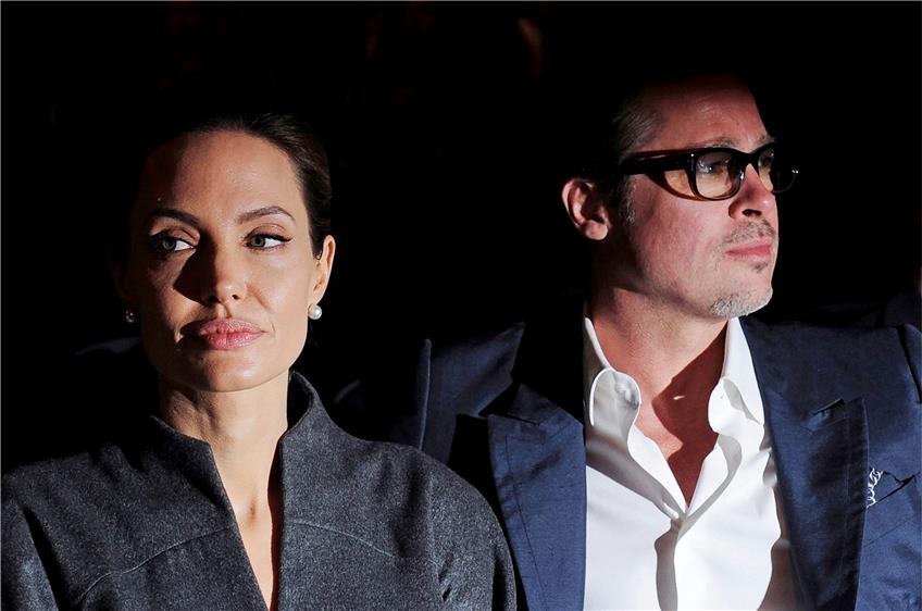 Eiszeit: Angelina Jolie und Brad Pitt, hier bei einem Auftritt 2014 in London, sollen sich getrennt haben. Foto: dpa