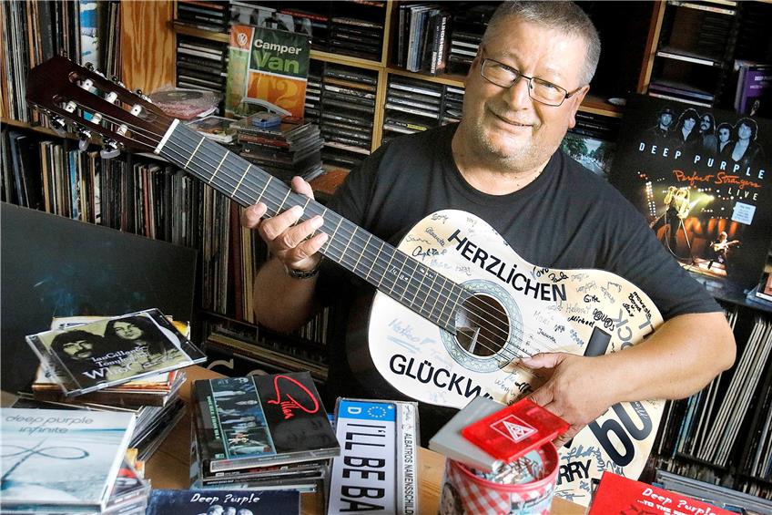 Hat jetzt viel Zeit für sein Hobby Rockmusik: Gewerkschaftssekretär Harry Mischke geht in den Ruhestand.Bild: Haas