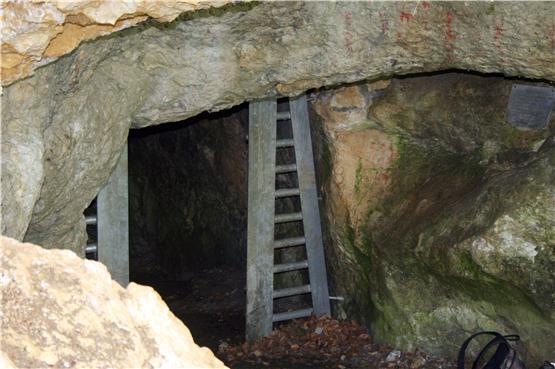 Hier, in der Tulkahöhle, könnten Steinzeitmenschen gelebt haben. Archivbild: Nägele