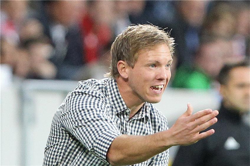 Hoffenheims Trainer Julian Nagelsmann. Foto: afp