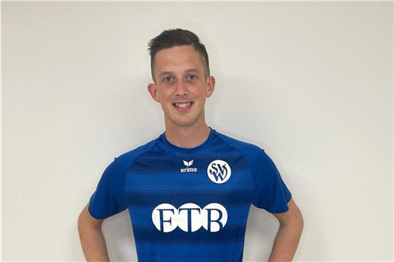 „Ich bin völlig fußballverrückt“: Robin Schraitle, derzeit verletzter Spieler des SV Walddorf. Vereinsbild