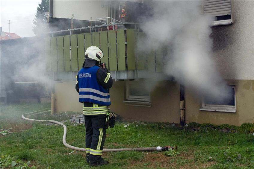 Im Keller eines Wohnhauses in Bodelshausen ist am Freitag ein Feuer ausgebrochen. Bild: Franke