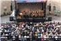 Im vergangenen Jahr eröffnete das Akademische Orchester die Festspiele auf dem Schlosshof.Archivbild: Ulrich Metz