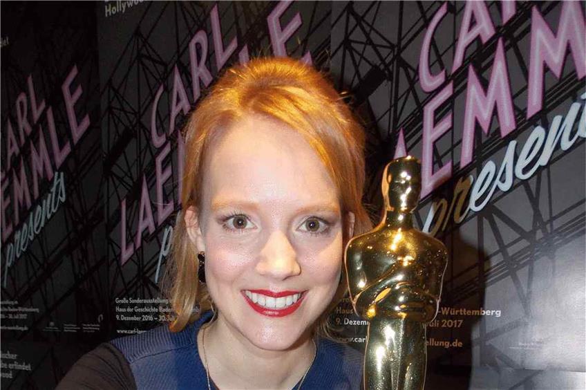 Nina Rauschs Traum: ein echter Oscar. Foto: Caroline Holowiecki