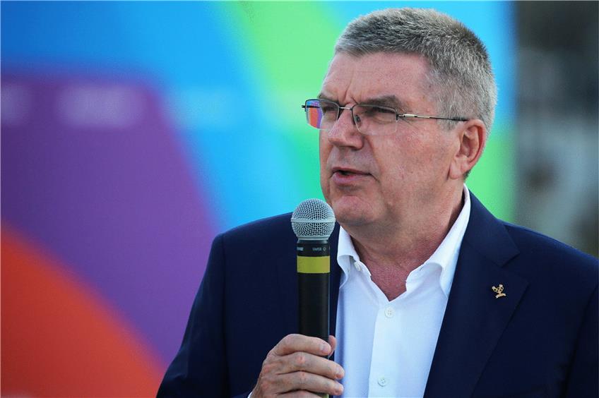 Präsentierte voller Stolz die Fakten zum olympischen TV-Kanal: IOC-Präsident Thomas Bach. Foto: dpa