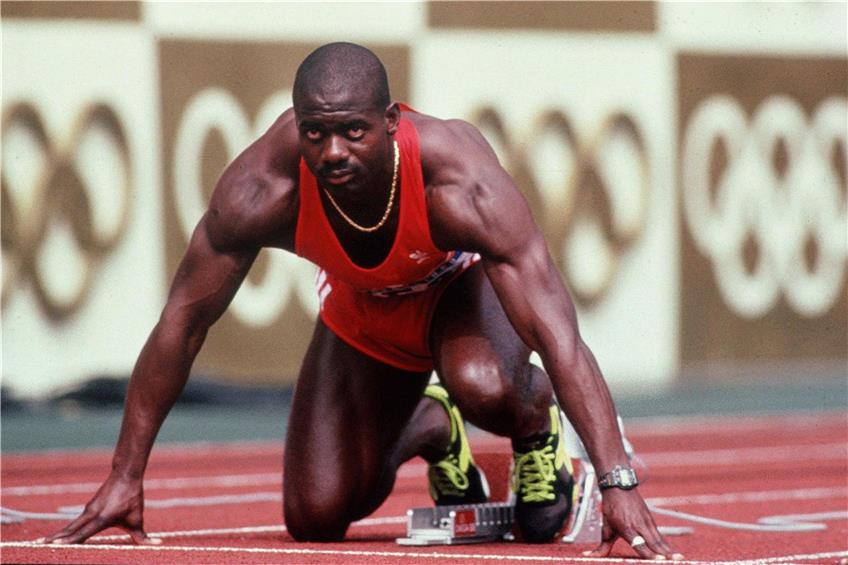 Prominenter Dopingsünder: Der kanadische Sprinter Ben Johnson wurde bei den Olympischen Spielen 1988 in Seoul positiv getestet. Die Goldmedaille aus dem 100-m-Lauf musste er zurückgeben. Foto: Imago