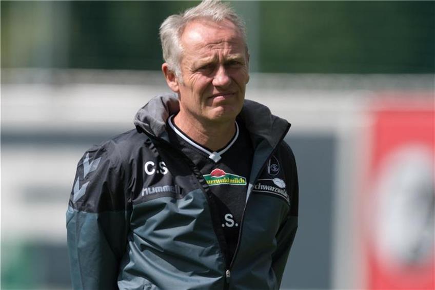 Trainer Christian Streich vom SC Freiburg. Foto: Patrick Seeger/Archiv dpa/lsw