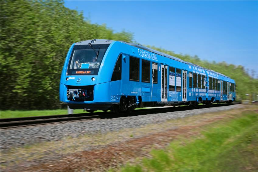 Ab Mai auf der Strecke der Zollernalbbahn unterwegs: der Coradia iLint-Zug. Bild: Alstom/Anne-Sophie Wittwer