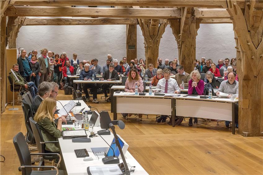 Am 14. November war der Saal des Tübinger Rathauses gut gefüllt. Es war eine denkwürdige Sitzung des Gemeinderats. Archivbild: Ulrich Metz