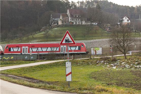 Ammertalbahn beim Schwärzlocher Hof. Bild: Ulrich Metz