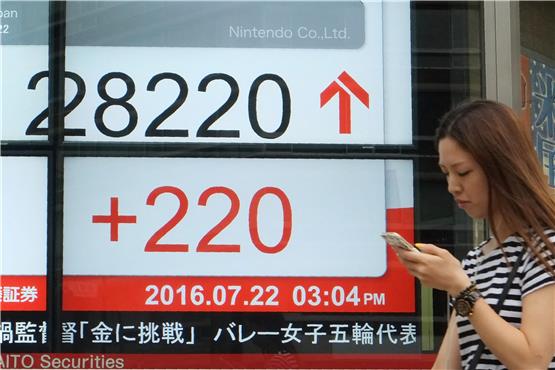 An der Börse von Tokio stehen die Aktien von Nintendo seit Jahren gut da.  Foto: Kazuhiro Nogi/afp