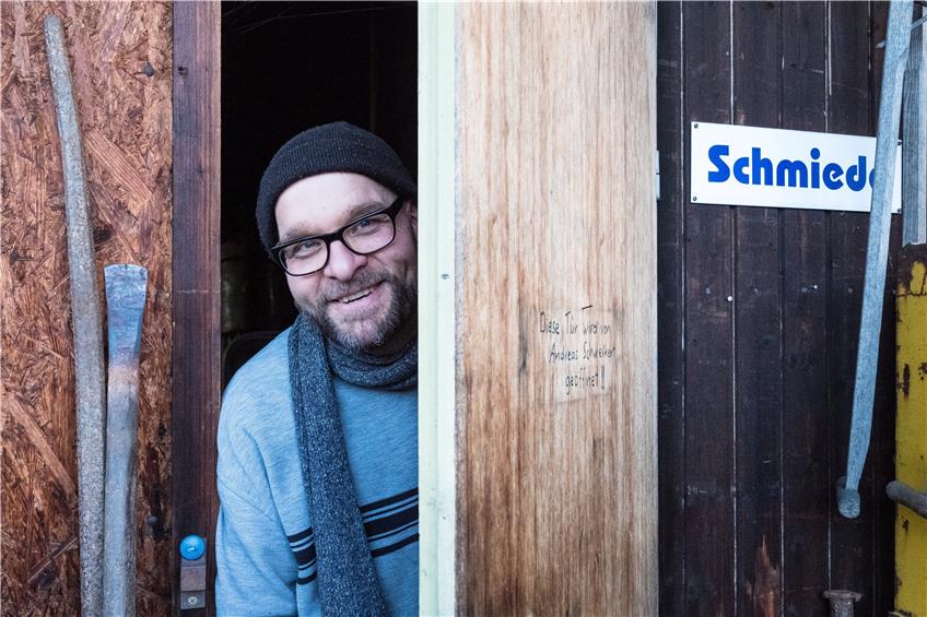 Andreas Schweikert verbringt am liebsten Zeit in seiner Werkstatt.