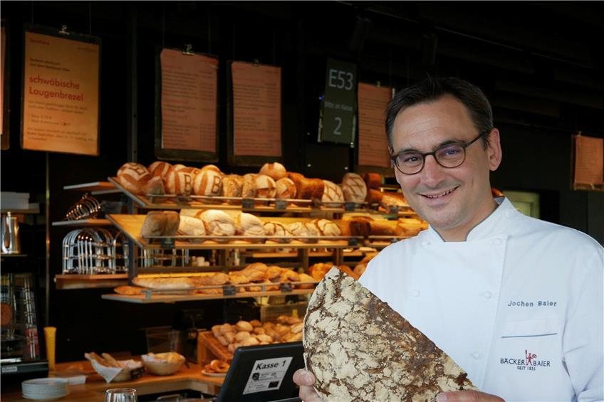 Bäcker Jochen Baier in seinem Geschäft. Foto: David Nau Foto: David Nau