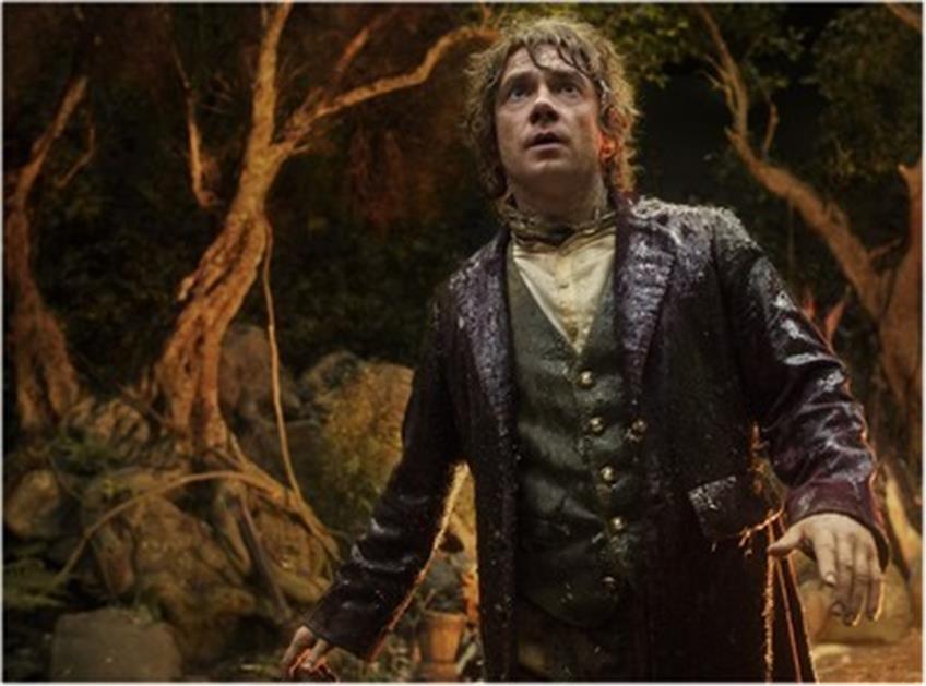 Beam me up, Bilbo: Martin Freeman als Ober-Hobbit in Peter Jacksons neuem Blockbuster.