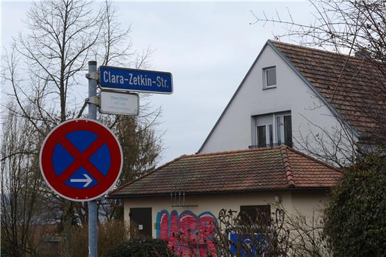 Bekommt die Clara-Zetkin-Straße in Lustnau eine Markierung? Darüber entscheidet der zuständige Ausschuss am 6. Oktober. Bild: Moritz Siebert
