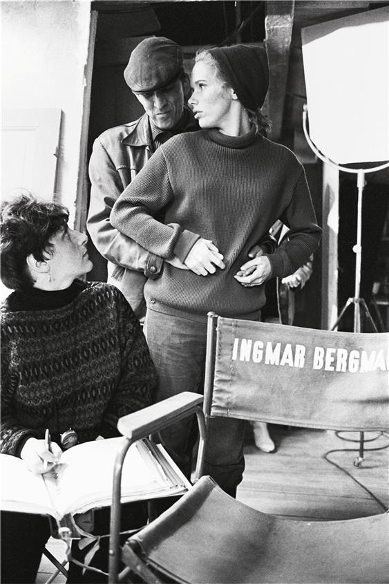 Bergman probt mit Liv Ullmann, die lange Jahre seine Muse war, bei den Dreharbeiten zu „Persona“ (1968).?Foto: Lennart Nilsson