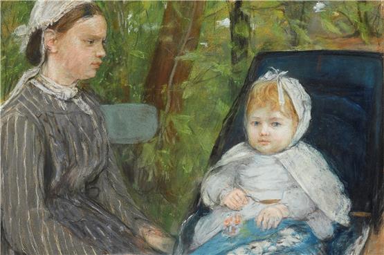 Berthe Morisot: Amme und Kind. Foto: Staatsgalerie Stuttgart