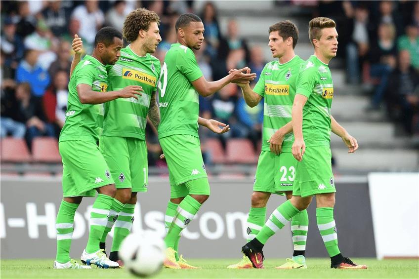 Borussia Mönchengladbach will unbedingt auch nach den Playoff-Spielen zur Champions League jubeln und so in die Gruppenphase einziehen. Foto: imago
