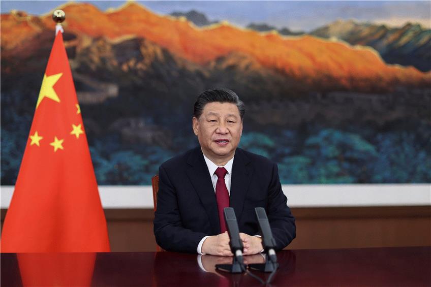 Chinas Präsident Xi Jinping würde es begrüßen, wenn der Kontakt zu Deutschland stabil bleiben würde ohne Einmischung in interne Angelegenheiten. Foto: Ju Peng/Xinhua/AP/dpa