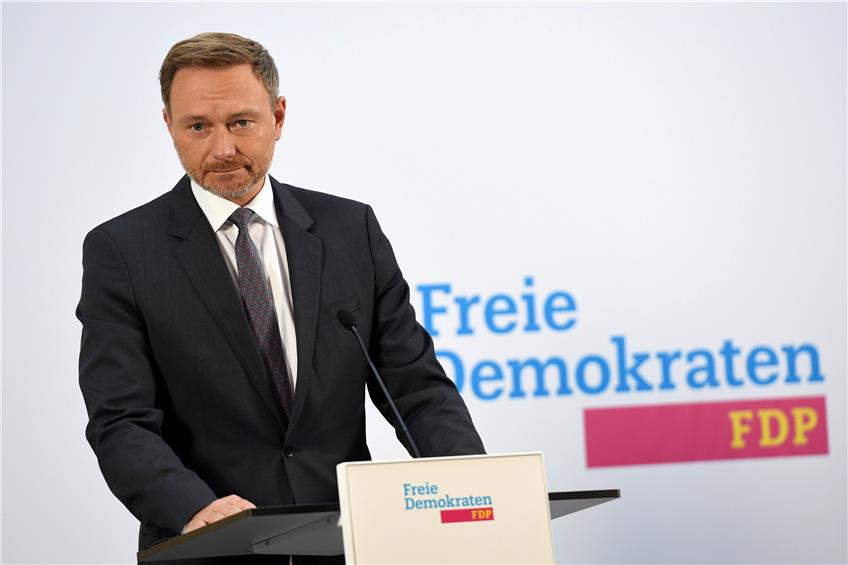 Christian Lindner, Fraktions- und Parteivorsitzender der FDP. Foto: Paul Zinken/dpa