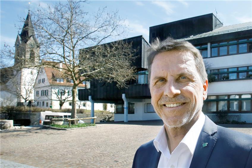Christof Dold ist als Bürgermeister von Pliezhausen wiedergewählt. Bild: Horst Haas