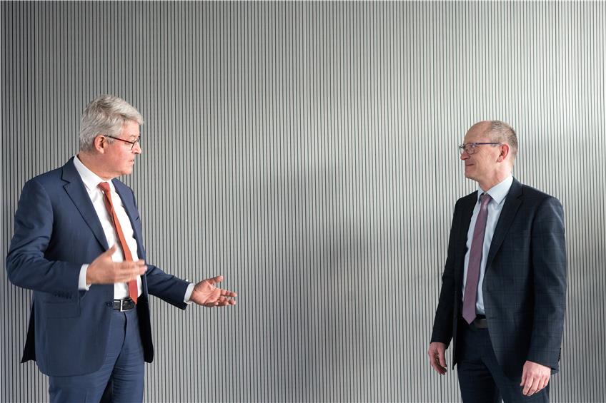 Christoph Gögler und Hans Lamparter. Bild: Ulrich Metz