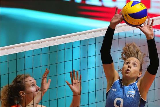 Clarisa Sagardia führte Argentinien als Zuspielerin zu den Spielen 2016 in Rio – für die südamerikanischen Volleyballerinnen war es die erste Olympiateilnahme überhaupt. Bild: FIVB/Daniela Tarantini