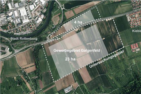 •Das „Galgenfeld“ ist ein möglicher Standort für ein neues Rottenburger Gewerbegebiet. Widerstand kommt aus Kiebingen. Bild: Dietmar Lipkow