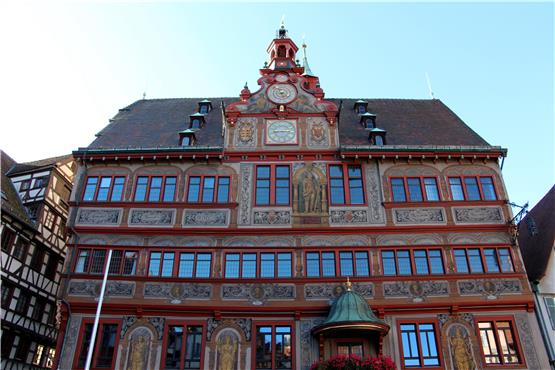 Das Rathaus in Tübingen. Bild: Lisa Fischer
