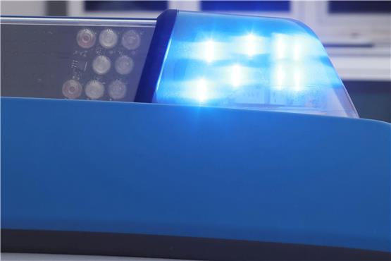 Das blinkende Blaulicht an einem Dienstauto der Polizei. Foto: Bodo Schackow/dpa