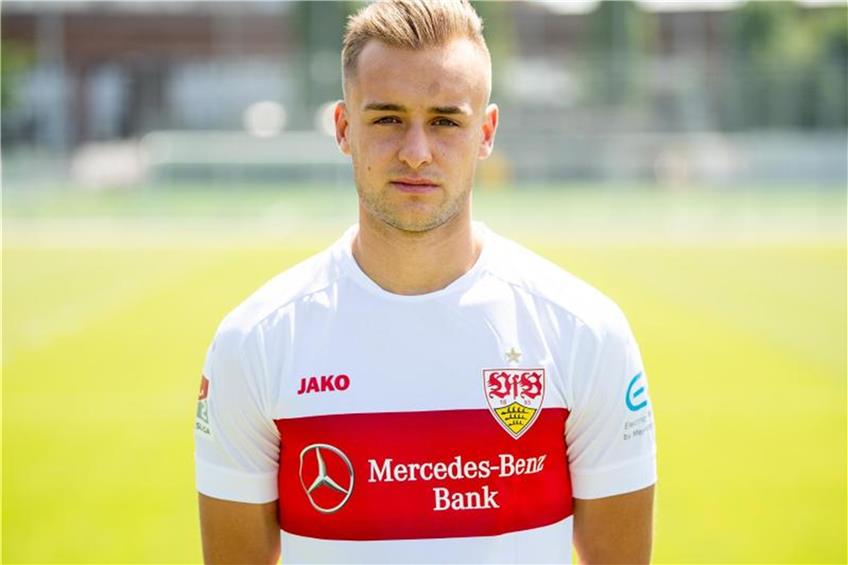 David Kopacz wechselt vom VfB Stuttgart zum Zweitliga-Aufsteiger Würzburger Kickers. Foto: Fabian Sommer/dpa/Archivbild
