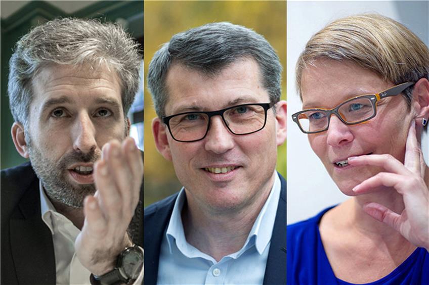 Debatte beim SWR  mit Boris Palmer, Gernot Stegert und Sandra Müller. Bilder: Ulrich Metz 