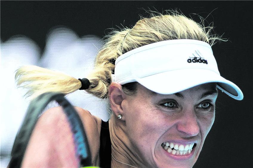 Der Biss ist zurück: Angelique Kerber hat bei´m WTA-Finale große Ziele. Foto: Nicolas Asfouri/afp 