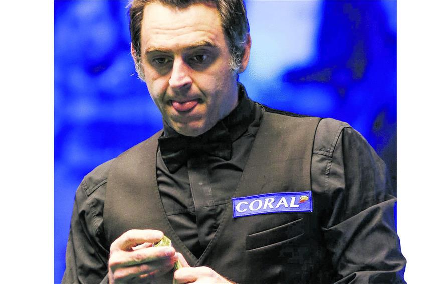 Der Engländer Ronnie O'Sullivan startet als Favorit in die Snooker-WM. Foto: Alan Martin/imago