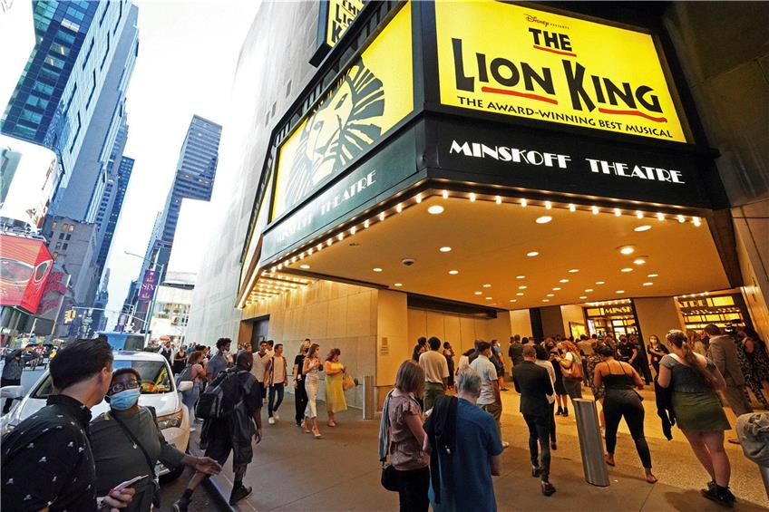 „Der König der Löwen“ läuft wieder im Minskoff Theatre. Foto: Charles Sykes/Invision via AP/dpa