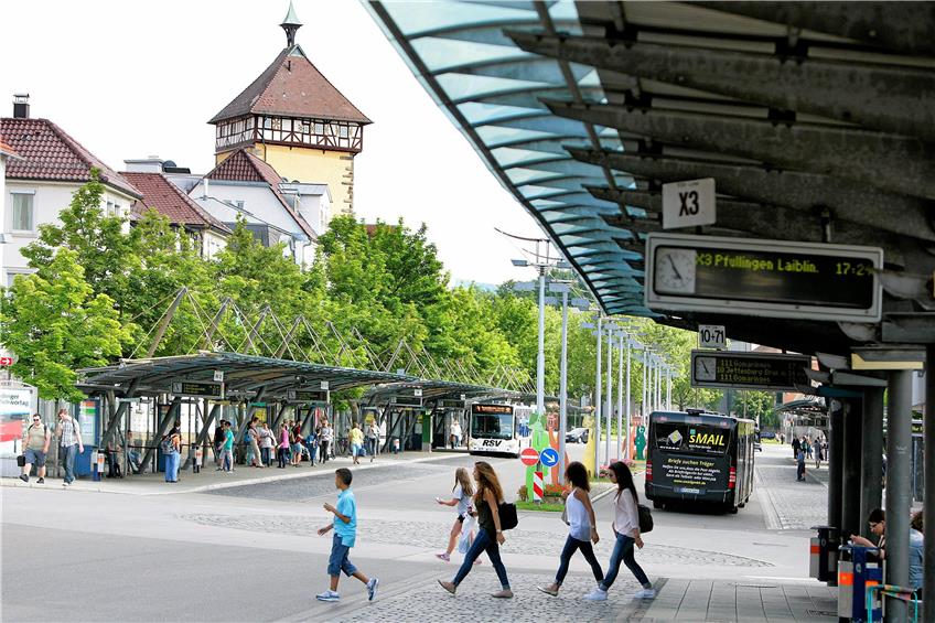 Der Reutlinger Busbahnhof. Symbolbild: Horst Haas
