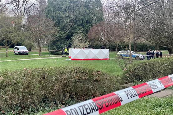 Der Tatort im Alten Botanischen Garten in Tübingen: Im März wurde dort der 23-jährige Basiru Jallow erstochen. Bild: Jonas Bleeser