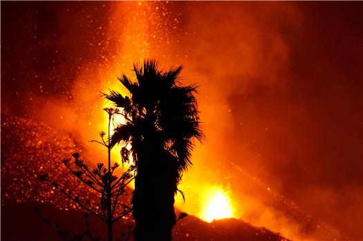 Der Vulkan Cumbre Vieja auf La Palma. Bild: Marco Kaschuba, www.marcokaschuba.com