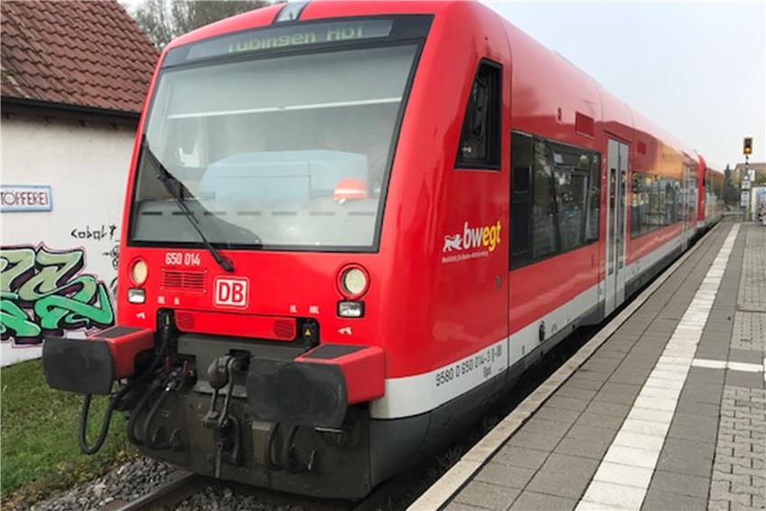 Die Ammertalbahn soll ab Ende des Jahres elektrisch fahren. Archivbild: Moritz Hagemann