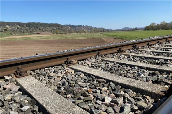 Die Gleise der Ammertalbahn zwischen Tübingen und Unterjesingen. Symbolbild: Moritz Hagemann
