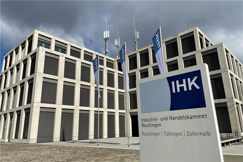 Die Industrie- und Handelskammer (IHK) in Reutlingen. Bild: Jonas Bleeser
