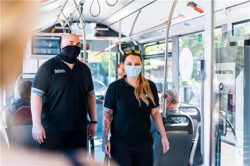 Die Maskenpflicht in Tübinger Bussen soll angesichts steigender Infektionszahlen in Deutschland stärker überwacht werden. (Bild: swt/Marquardt)