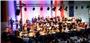 Die Musikvereine aus Arcis sur Aube und Gomaringen spielten die Europahymne geme...