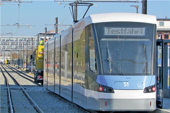 Die Ulmer Linie2 fährt seit 2018 auf 2,5 Kilometern durch Uni- und Klinikumsgelände. Bild: Stadtwerke Ulm