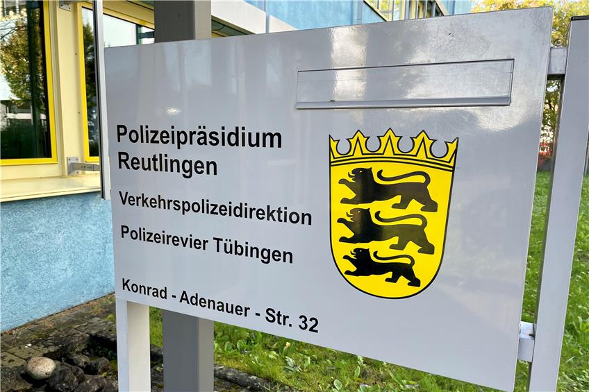 Die Verkehrspolizeidirektion Tübingen hat ihren Sitz in der Konrad-Adenauer-Straße. Bild: Jonas Bleeser